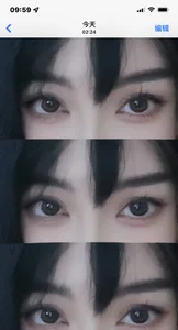 中国女孩奶糯酱黑黑眼睛黑黑的头发