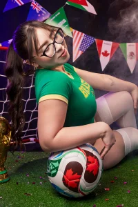 MadeleynRose ready for the world cup 👌⚽ slika 5