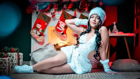 CassiidySweet Merry Christmas 2025 (white lingery) зображення 3