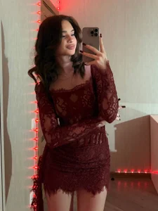 LornaBuffkin In a red dress Pic 3