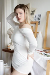 Sassy_Talkin_: I know that you like me in white ( 3 фото)