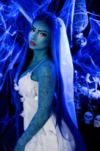Isabel_Escorcia 💀💍 Emily, the Cursed Bride Who Will Steal Your Heart… and Your Desires 🖤🥀 Pic 4