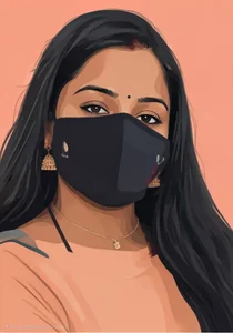 Nonveg_Neha Mask photo Bilde 2