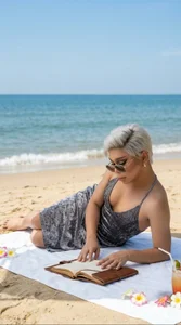 the_girl_of_jamesbond Cowell Beach and Natural Bridges State Beach California 圖片 5