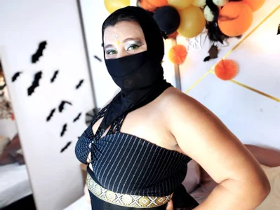 SalmaZamann black mesh outfit Pic 4