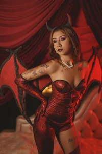 MelissaFoxx Happy Halloween Devil รูป  4