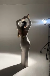 Dana__Whitttte White dress Bilde 5