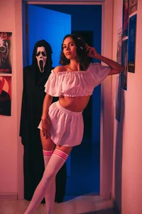 PollyLanders Just a Girl and Her Mask Poză 3