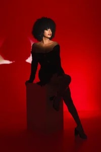 SheyLopez BLACK DRESS Pic 5