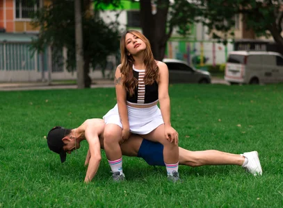 Bonny_and_carrot A day of sports with us💪🏼🔥 Billede