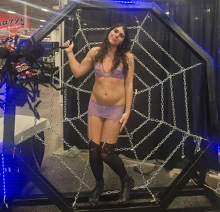 transbate Me posing on a spider web! Pic 2