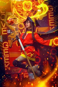 _Freydis_: Megumin - explosión!!💥 ( 5 фото)