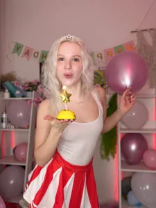 Mia_WaterFall Birthday Girl Cupcake Pic 2