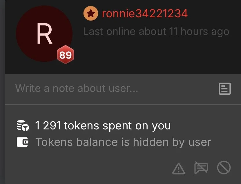 rudakovv kullanıcısının ❤️💸MY BIGGEST TIPPERS💸❤️ (>1000tk) albümü -  3 fotoğraf