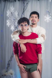 AxelAndJeremy2のsexy christmasの 6枚の写真