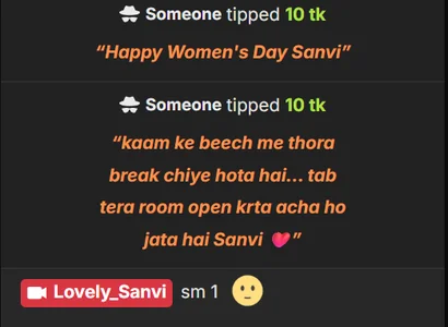 Lovely_Sanvi Words Of Appreciation Foto