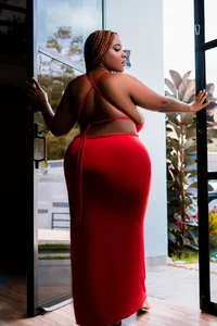 I am like a burning flame when I wear red de DakotaSexShow Foto