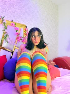 BeccaMathew Rainbow Tease 🌈 Pic