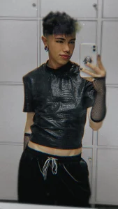 Angel_Damiian Crop top Boy Billede
