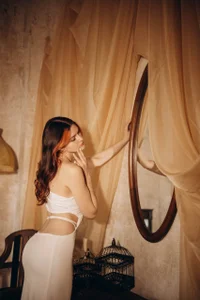 new photoshoot in white dress de Ian_Meow  8 Imagens