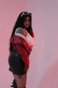 Alexa_Espinoza Red+black= sexy Alexa Pic 7