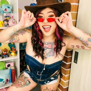 meda_kawaii_ Yeehaw daddies! 🤠💦 Your kawaii Poké-Waifu Meda naughty cowgirl today! Bigass ride + squirt anal 🔥 Foto 3