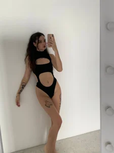 BabyFlowerr girl in black Poză