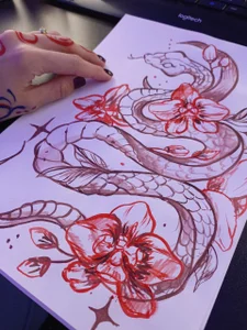 BethanyCloud I'm drawing with you on the stream Poză 5