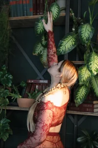 4everpleasure in the library Foto 6