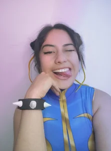 Nami1_hs Chun li cosplay صورة واحدة|Nami1_hs Chun li cosplay صورتان|Nami1_hs Chun li cosplay  3 صور|Nami1_hs Chun li cosplay  3 صورة