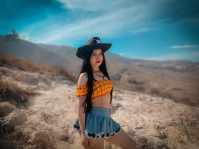 Alysrousmar A cow girl in the mountains🐴 slika 7
