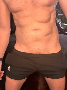 Gayginger86 Sweaty Body Tease in Shorts (before/after run รูป 