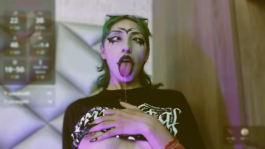 Im_gaia ⛥ GOTH AHEGAO 🐍 ⛥ Pic 2