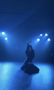 MarieKarma dancing in the blue Pic 2