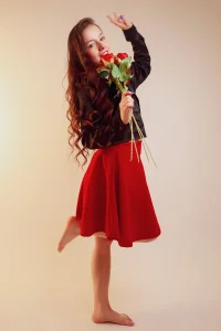 VioletaNova My favorite red dress Pic 2