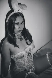 Isabella_Flowers Little ears up, mischievous look... ready to misbehave with me?🔥🐰 Pic 3