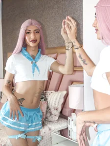 EmilyySaenz in blue for you 💦 Foto