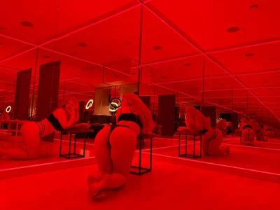 Waifu_Ketrin's Absorbed in red light Sex Photo 8