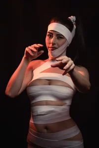 Cloee_Sky2のI've lost some of my bandages. Do you want to take the rest off me?の 3枚の写真