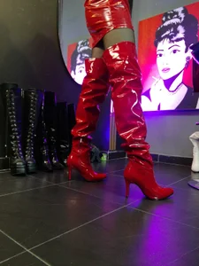 MissNicoleSds ❤️❣️New red latex boots❣️❤️  2. fénykép