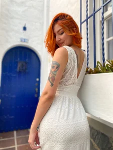 Isis-Blaze Your favorite redhead in a photoshoot that is pure romance for the eyes 😍 Pic 2