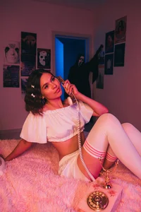 PollyLanders Just a Girl and Her Mask Poză 2