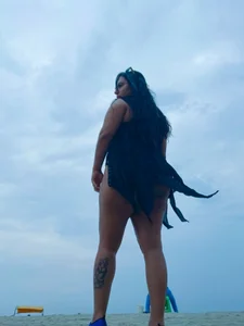 En la playa...
