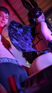 MakkiAndJimmyy black bunny DJ🐰🖤 Pic 5