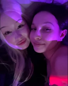 BabyMooon: The brunette and the blonde are whispering their secrets to you… Wanna find out? 🔥 ( 8 фото)