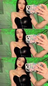 Jessasmith: Leather corset 💚🖤 ( фото)