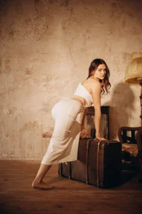 new photoshoot in white dress de Ian_Meow  7 Imagens