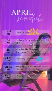 Nicolemorelli2 🦋Mounthly Schedule🦋 . fénykép