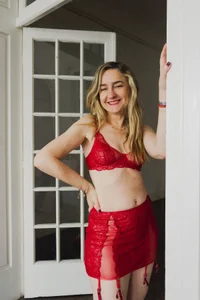 1Sweetnina Red Lingerie Immagine 