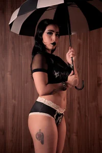 Nyx_Blackmoon Goth Umbrella Mood 🖤☂️ 사진 7